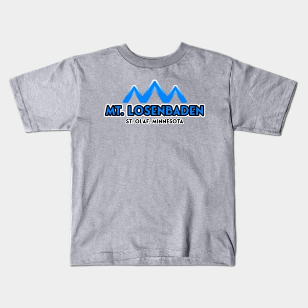 Mt. Losenbaden Kids T-Shirt by Golden Girls Quotes